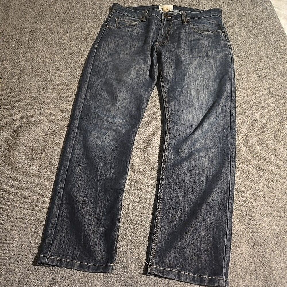 Colours Alexander Julian Jeans Men's 36x30 Blue Dark Wash Straight Leg Jeans
